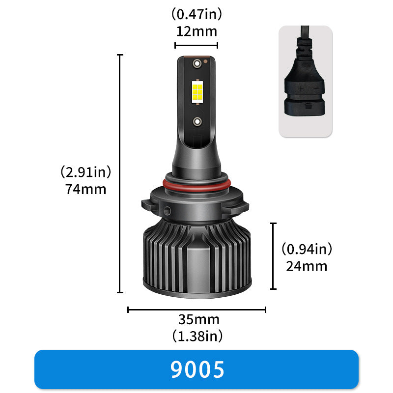 BELOAUTO 50w Car Led Headlight Bulb - IP68 Waterproof, 6000k | Bulk Order