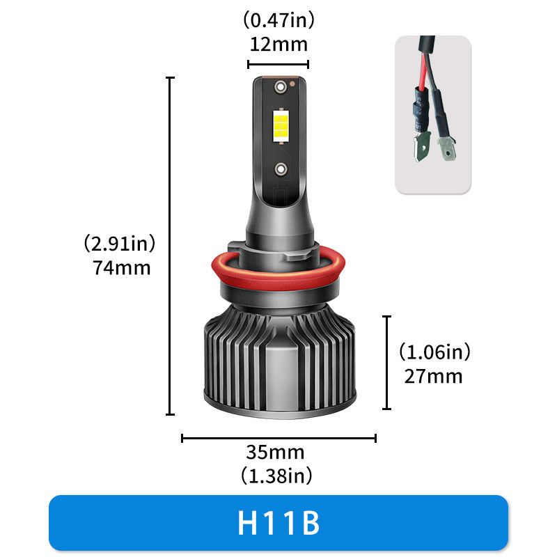 BELOAUTO 50w Car Led Headlight Bulb - IP68 Waterproof, 6000k | Bulk Order