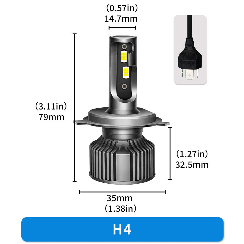 BELOAUTO 50w Car Led Headlight Bulb - IP68 Waterproof, 6000k | Bulk Order