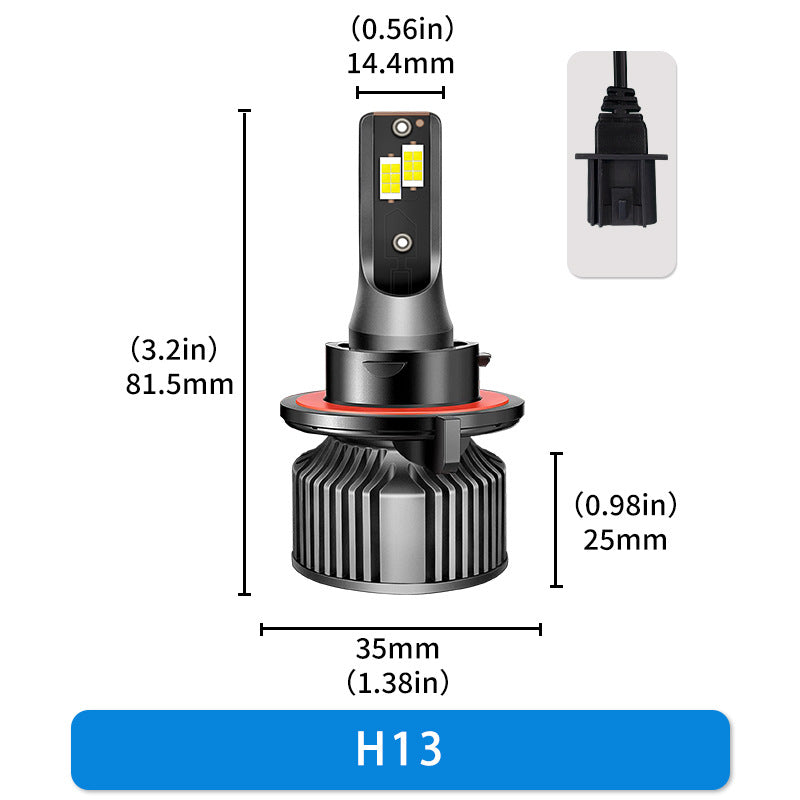BELOAUTO 50w Car Led Headlight Bulb - IP68 Waterproof, 6000k | Bulk Order