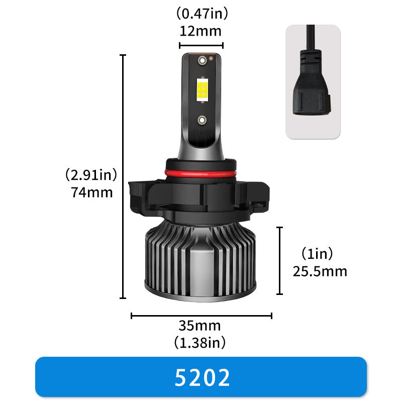 BELOAUTO 50w Car Led Headlight Bulb - IP68 Waterproof, 6000k | Bulk Order