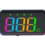 BELOAUTO USB Plug & Play Multi-Color HUD Projector - GPS+Beidou Dual Data, Speed Error Calibration | B2B Wholesale