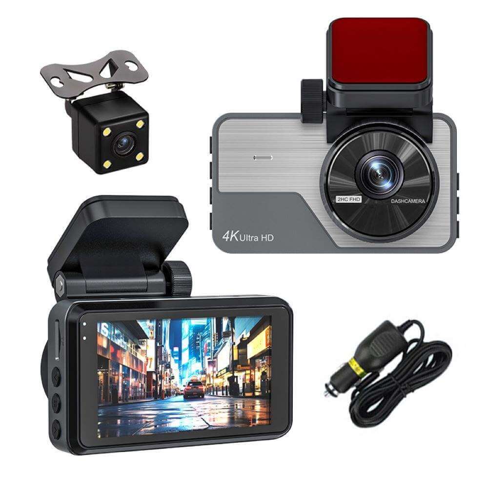 BELOAUTO 4.5inch 4K Dual Channel Dash Cam with WiFi - 24/7 Parking Mode, Night Vision | B2B Custom Solution