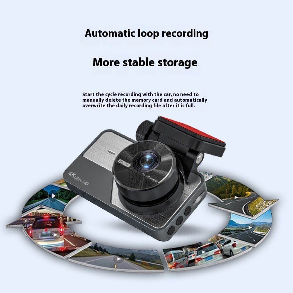 BELOAUTO 4.5inch 4K Dual Channel Dash Cam with WiFi - 24/7 Parking Mode, Night Vision | B2B Custom Solution