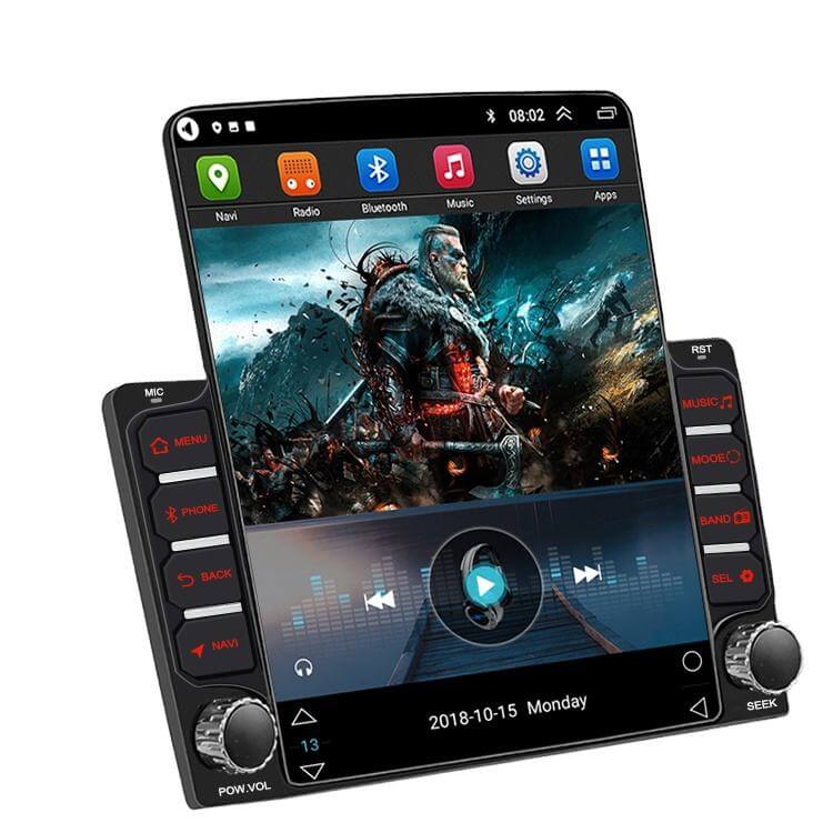 BELOAUTO Tesla-style 9.7" Vertical IPS Car Stereo - Wireless CarPlay, FM Radio & Android 13. WiFi Version