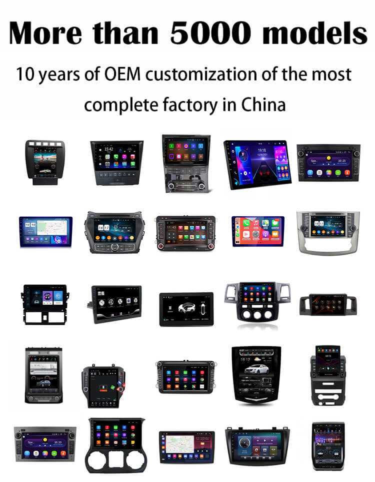 BELOAUTO Universal Car Stereo Mounting Kits- 500+ Car DVD Frame, Frame with Wire And Canbus | OEM Service