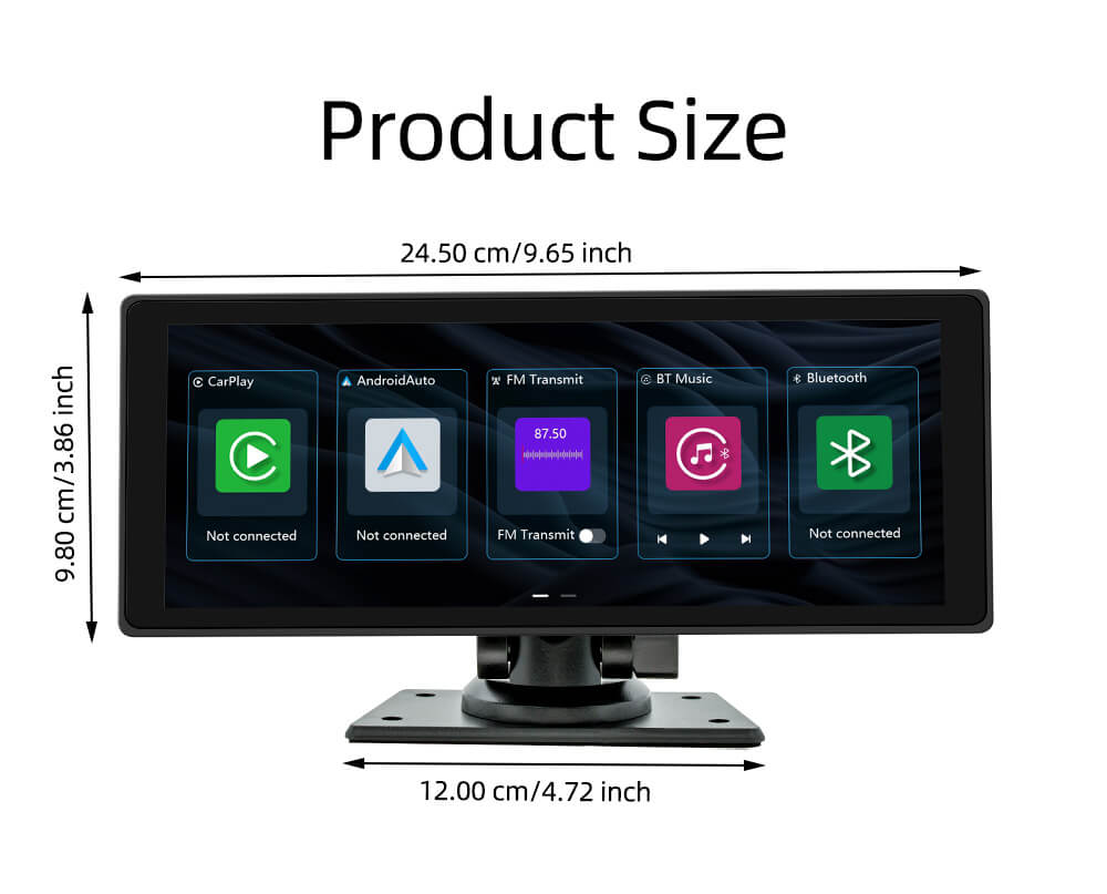 BELOAUTO 10.26" CarPlay Smart Screen with Built-in DVR - 1080P Recording, Mirror Link | Bulk Order