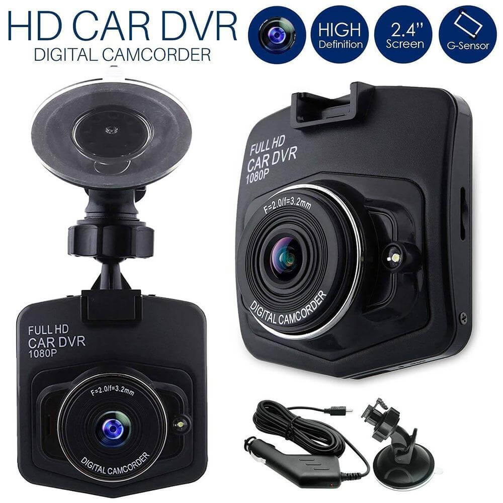 BELOAUTO 2.4" HD Dual Channel Dash Cam - 1080K Front + 720P Rear, G-Sensor, Night Version | B2B Wholesale