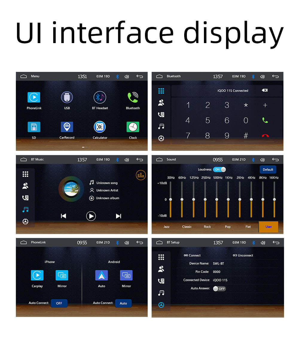 BELOAUTO 5" IP65 Waterproof Motorcycle CarPlay Display - Dual Bluetooth, Anti-Glare |B2B Wholesale