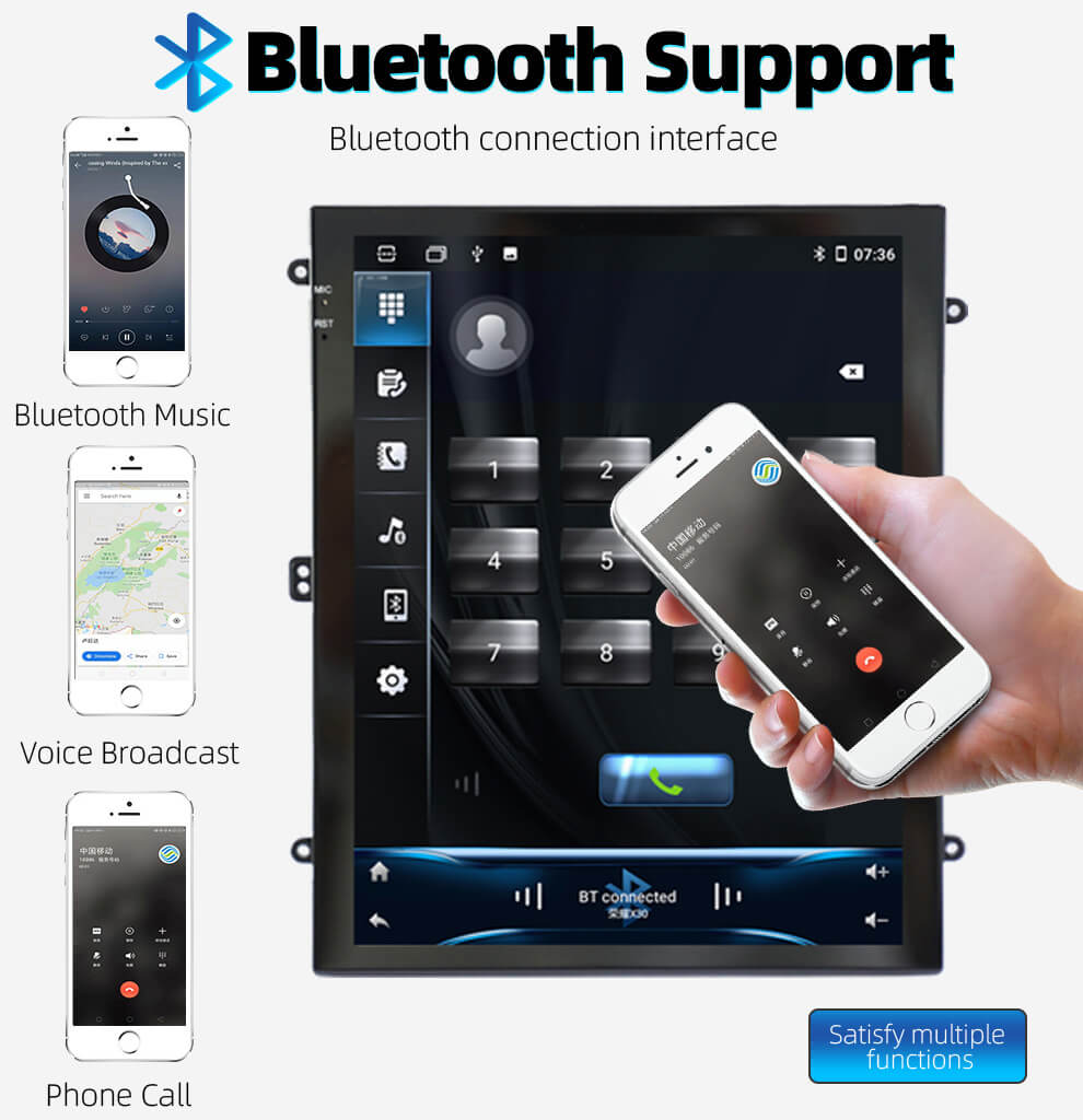 BELOAUTO Tesla Style Vertical Android Car Stereo (9.7"/13.1") - HD Touchscreen, Fit for Universal Model | Bulk Order