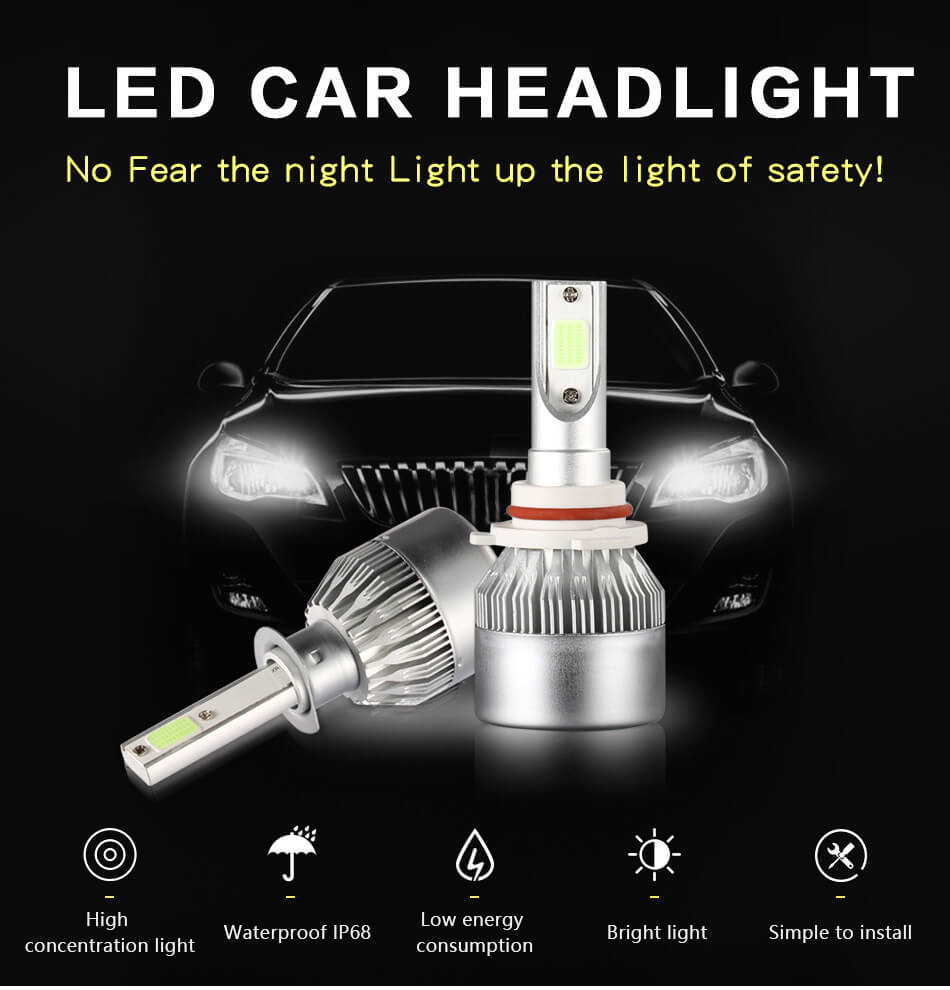 BELOAUTO 18w Car Led Headlight Bulb - IP68 Waterproof, 6000k,OEM,ODM | Bulk Order
