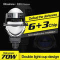 BELOAUTO 3" High-Penetration LED Projector Kit - 500% Brightness Boost, 6+3 HD Chips | B2B Wholesale