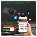 BELOAUTO 3" HD Dual Channel Dash Cam - 4K Front + 1080P Rear, WiFi, Bluetooth, GPS | B2B Wholesale