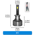BELOAUTO 50w Car Led Headlight Bulb - IP68 Waterproof, 6000k | Bulk Order
