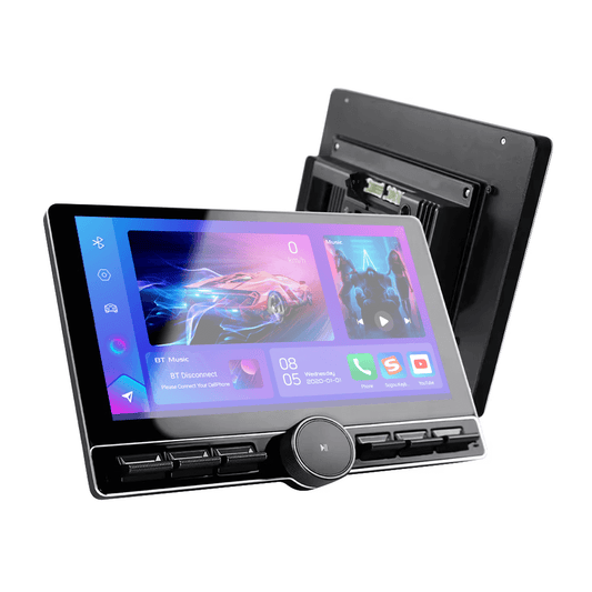BELOAUTO OEM ODM 10.1" Piano-Key Car Head Unit Single Knobs Android Stereo Carplay Screen Multimedia System