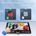 BELOAUTO OEM ODM 10.1" Piano-Key Car Head Unit Single Knobs Android Stereo Carplay Screen Multimedia System