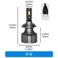 BELOAUTO 50w Car Led Headlight Bulb - IP68 Waterproof, 6000k | Bulk Order