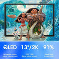 BELOAUTO 13" 2K Android Car Screen Display - QLED, Split Screen, DSP & Wireless CarPlay/AA