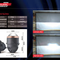 BELOAUTO 3" High-Penetration LED Projector Kit - 500% Brightness Boost, 6+3 HD Chips | B2B Wholesale