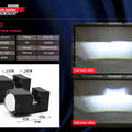 BELOAUTO 3" High-Penetration LED Projector Kit - 500% Brightness Boost, 6+3 HD Chips | B2B Wholesale