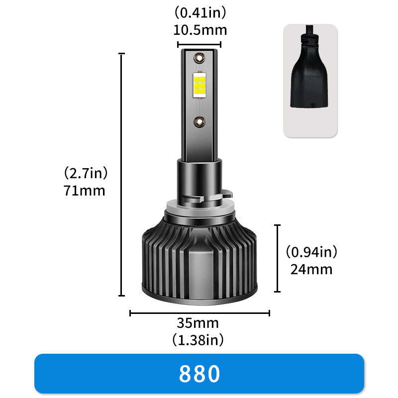 BELOAUTO 50w Car Led Headlight Bulb - IP68 Waterproof, 6000k | Bulk Order