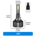 BELOAUTO 50w Car Led Headlight Bulb - IP68 Waterproof, 6000k | Bulk Order