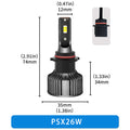 BELOAUTO 50w Car Led Headlight Bulb - IP68 Waterproof, 6000k | Bulk Order