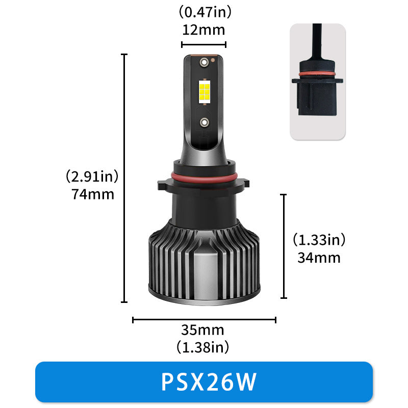 BELOAUTO 50w Car Led Headlight Bulb - IP68 Waterproof, 6000k | Bulk Order