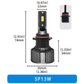 BELOAUTO 50w Car Led Headlight Bulb - IP68 Waterproof, 6000k | Bulk Order