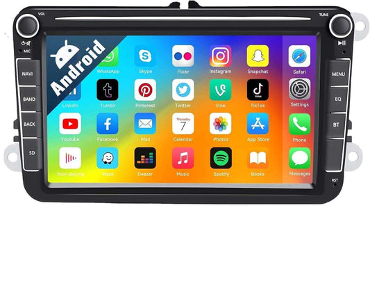 BELOAUTO Volkswagen 8" Android Car Radio - OEM Style, CAN-Bus Integration & Steering Control
