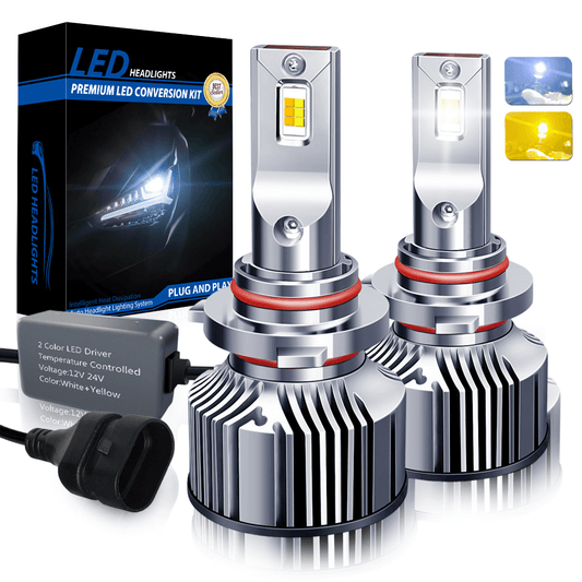 BELOAUTO 60w Dual color Car Led Headlight Bulb - IP68 Waterproof, 6000k,OEM,ODM | Bulk Order