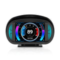 BELOAUTO 3.5" Universal Car HUD - OBD2+GPS+Slope Meter, Speed Alarm | Commercial Grade