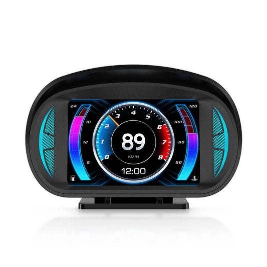 BELOAUTO 3.5" Universal Car HUD - OBD2+GPS+Slope Meter, Speed Alarm | Commercial Grade