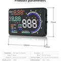 BELOAUTO 5.5'' OBD2 HUD Car Head up Display - LED Windshield Projector, Speed Voltage Alarm | OEM Custom