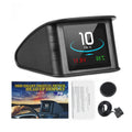 BELOAUTO 2.6" TFT Multi-Color OBD Smart HUD Display - Real-Time Driving Data, Universal Fit | Bulk Order