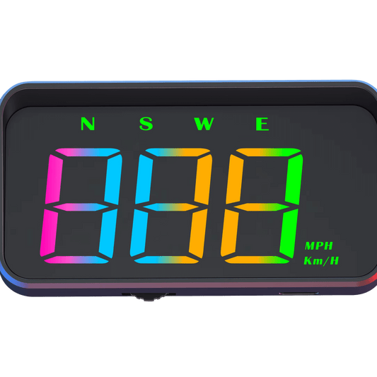 BELOAUTO USB Plug & Play Multi-Color HUD Projector - GPS+Beidou Dual Data, Speed Error Calibration | B2B Wholesale