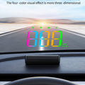 BELOAUTO USB Plug & Play Multi-Color HUD Projector - GPS+Beidou Dual Data, Speed Error Calibration | B2B Wholesale