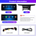BELOAUTO Mercedes NTG5.0 10.25" Linux Radio Screen - Wireless CarPlay/AA for C/GLC/V-Class 2015-2018