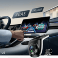 BELOAUTO 1080P ADAS Dash Cam Front & Rear - Collision Warning, Lane Departure & Night Vision