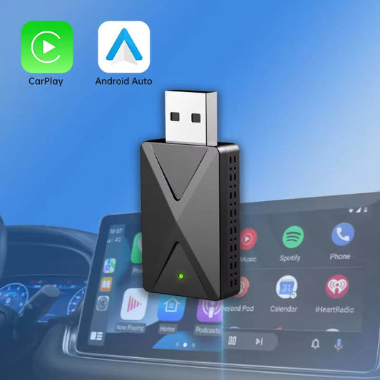 BELOAUTO BELOAUTO 2 in 1 Wireless CarPlay Adapter & Android Auto USB Adaptor - Dual Interface, Wired to Wireless | B2B Wholesale