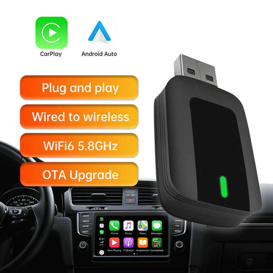 BELOAUTO Wireless CarPlay Android Auto USB Adaptor - Dual System 2 in 1, Original Vehicle Operation | B2B Wholesale