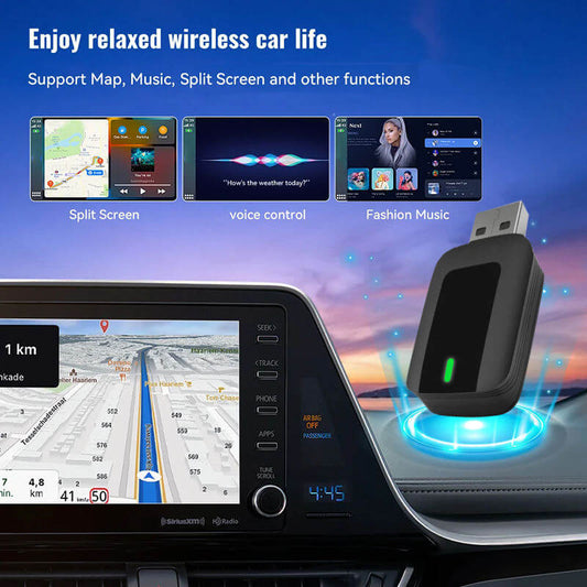 BELOAUTO Wireless CarPlay Android Auto USB Adaptor - Dual System 2 in 1, Original Vehicle Operation | B2B Wholesale