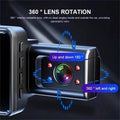 BELOAUTO 3" Triple Lens Dash Cam with WiFi | Loop Recording | Front/Rear/Interior | Fleet Management Solution