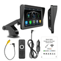 BELOAUTO 7" Portable Car Display - Wireless CarPlay/AA, FM Radio & Rear Camera Input for Any Car