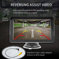 BELOAUTO 7" Portable Car Display - Wireless CarPlay/AA, FM Radio & Rear Camera Input for Any Car