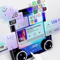 BELOAUTO Diamond 9.7" 2K Vertical Android Stereo - DSP Audio, 4G LTE & Active Cooling with Wireless CarPlay