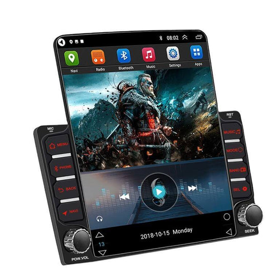 BELOAUTO Tesla-style 9.7" Vertical IPS Car Stereo - Wireless CarPlay, FM Radio & Android 13. WiFi Version