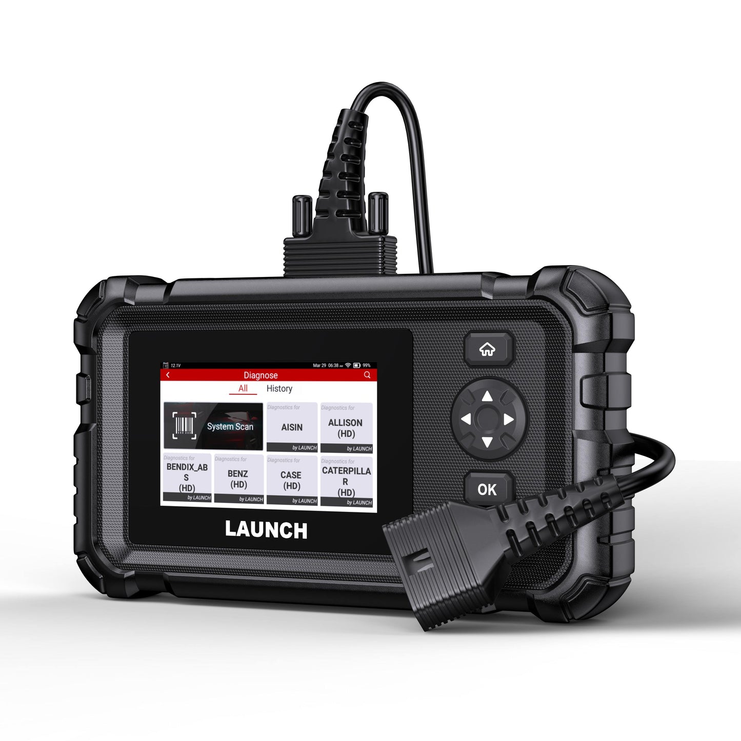 BELOAUTO CRP129HD Truck Full System OBD2 Diagnostic Scanner Tool - Auto VIN Scan, 3IN1 0BD2 & HD OBD & EOBD2 | Bulk Wholesale