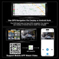 BELOAUTO 4K Split Screen Portable Display 10.26" - DVR Recording, Dual-Zone View | Commercial Vehicle Kit