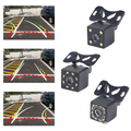 BELOAUTO CCD Reverse Camera with Dynamic Trajectory - 170° Wide Angle, IP68 & Parking Guidelines